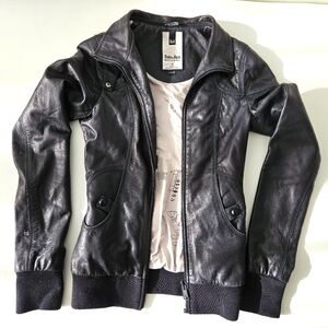 Soia & Kyo leather jacket, Black, Size XXS
